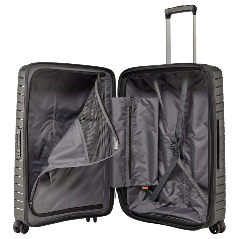 Stratic Novium SL - Trolley de 4 ruedas 65 cm expandible (black)