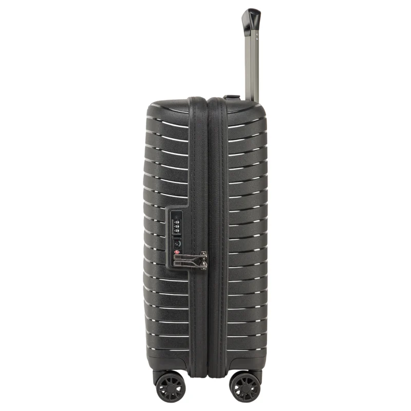 Stratic Novium SL - Trolley de cabina de 4 ruedas 55 cm expandible (black)