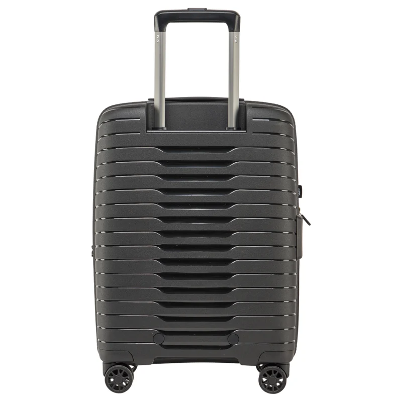 Stratic Novium SL - Trolley de cabina de 4 ruedas 55 cm expandible (black)
