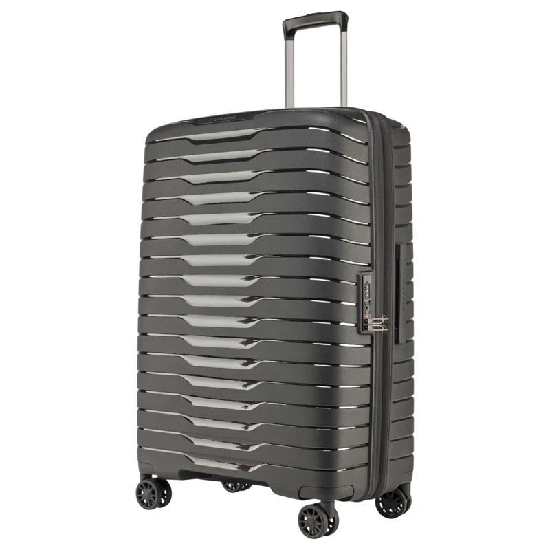Stratic Novium SL - Trolley de 4 ruedas 77 cm expandible (black)