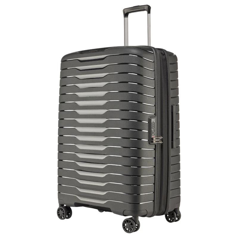 Stratic Novium SL - Trolley de 4 ruedas 77 cm expandible (black)