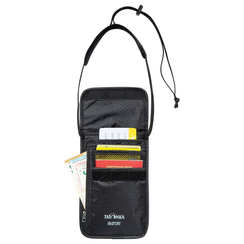 Tatonka Skin Neck Pouch RFID Block - Bolso de pecho 19 cm (black)