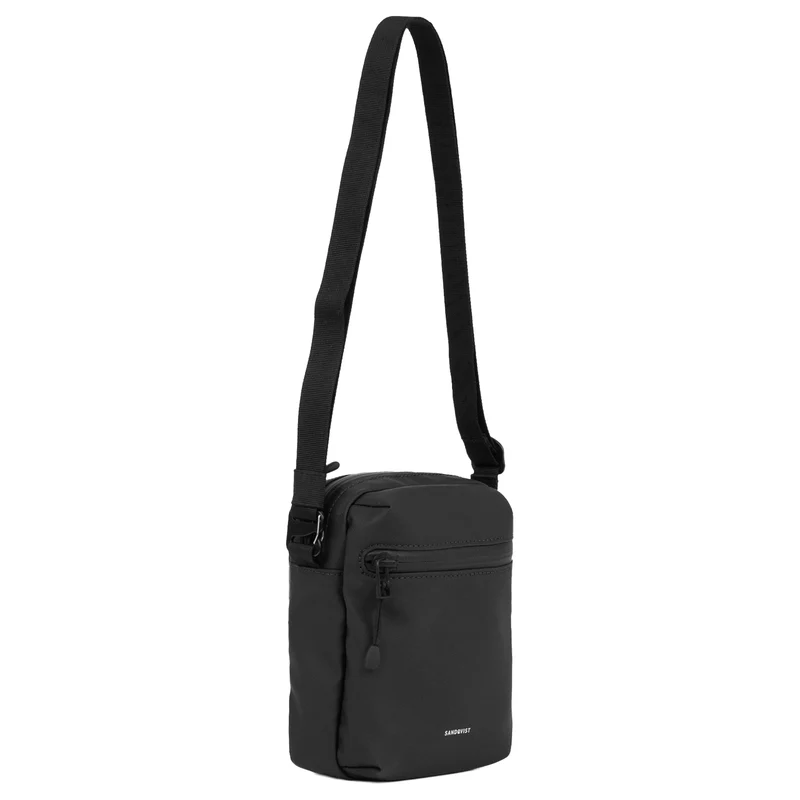 Sandqvist Stream - Bolso bandolera 16 cm (black)