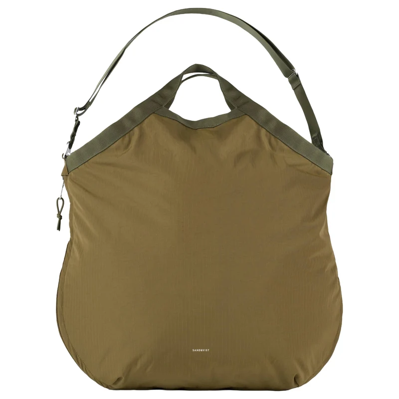 Sandqvist Grid Expandable Tote - Bolso de mano ext. (olive)