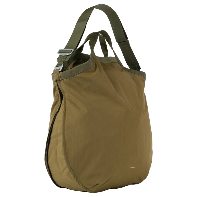 Sandqvist Grid Expandable Tote - Bolso de mano ext. (olive)