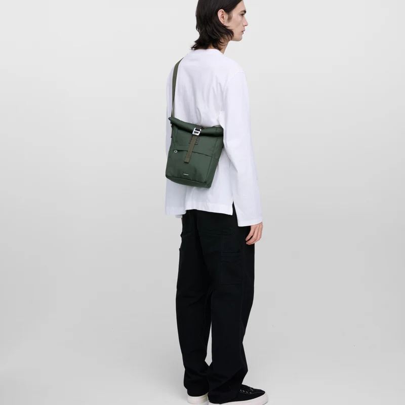 Sandqvist Icon Sacoche - Bolso bandolera 37 cm (dawn green)