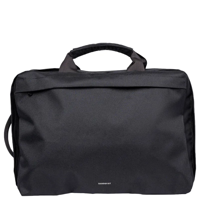 Sandqvist GO 3-Way - Bolsa de mano/Mochila 16" 44 cm (black)