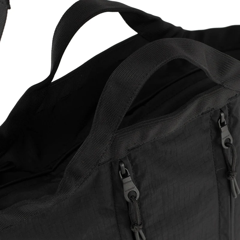 Sandqvist Grid Expandable - Bolso bandolera ext. (black)