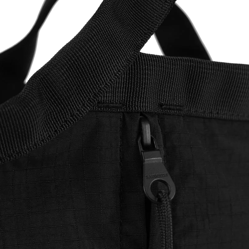 Sandqvist Grid Expandable - Bolso bandolera ext. (black)