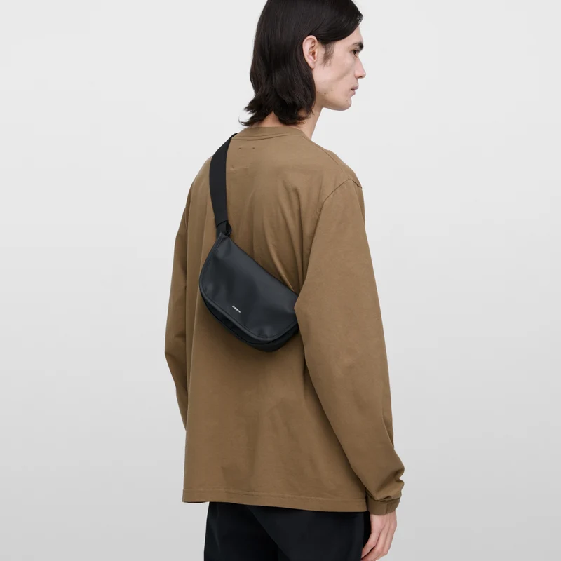 Sandqvist Stream Messenger Mini - Bolso bandolera 20 cm (black)