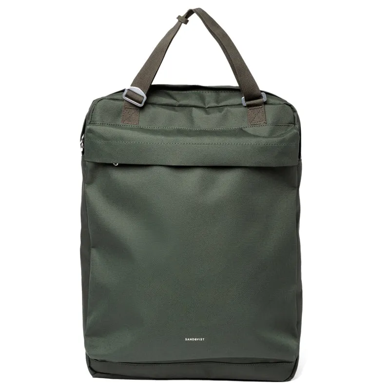 Sandqvist GO 2-Way Tote - Mochila 16" 40 cm (dawn green)