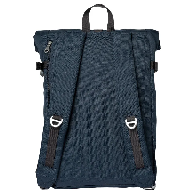 Sandqvist Icon Rolltop - Mochila M 14" 60 cm (navy with black leather)