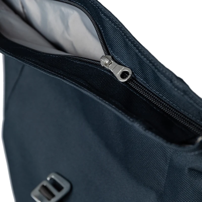 Sandqvist Icon Rolltop - Mochila M 14" 60 cm (navy with black leather)