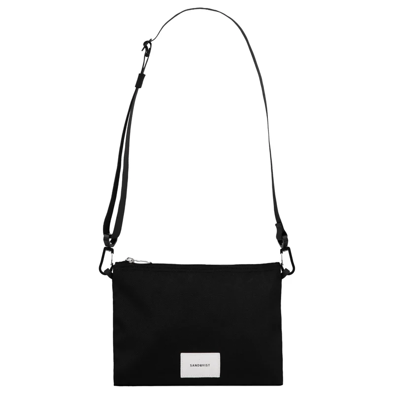 Sandqvist Ground Sacoche Slim - Bolso bandolera 25 cm (black)