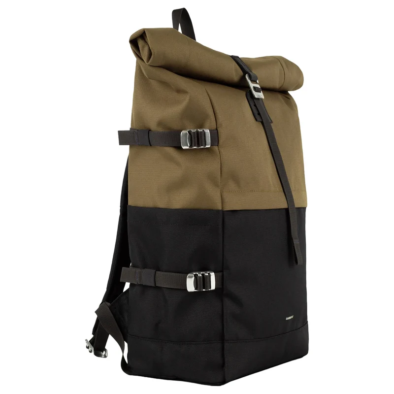 Sandqvist Icon Rolltop - Mochila L 16" 65 cm expandible (multi olive)