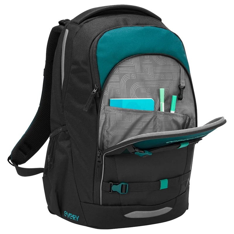 Coocazoo Every - Mochila escolar 44 cm (Teal Shadows)