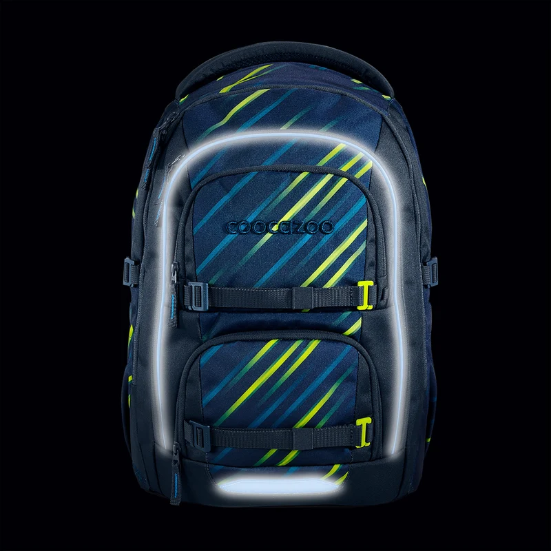 Coocazoo Porter - Mochila escolar 44 cm (Fast Lime)