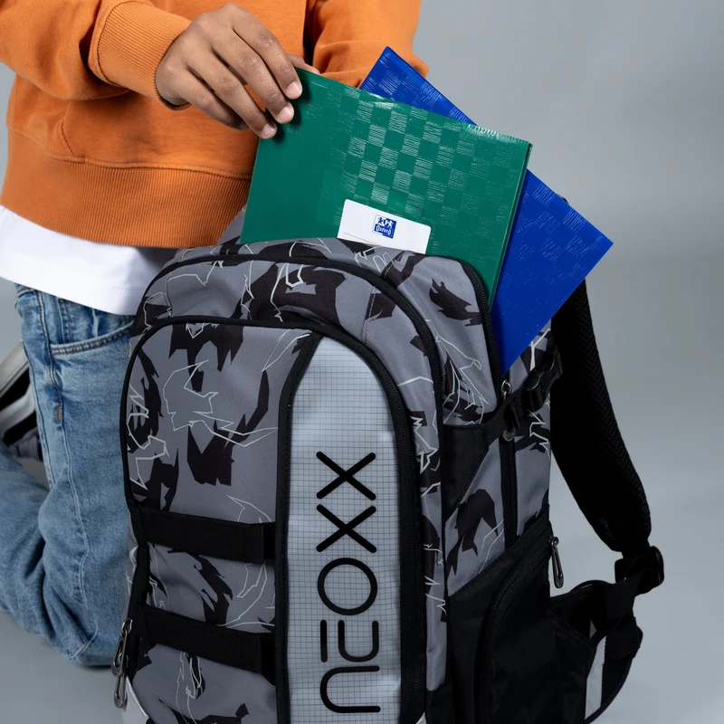 Neoxx ACTIVE PRO - Mochila escolar 45.5 cm (Dragon Thunder)