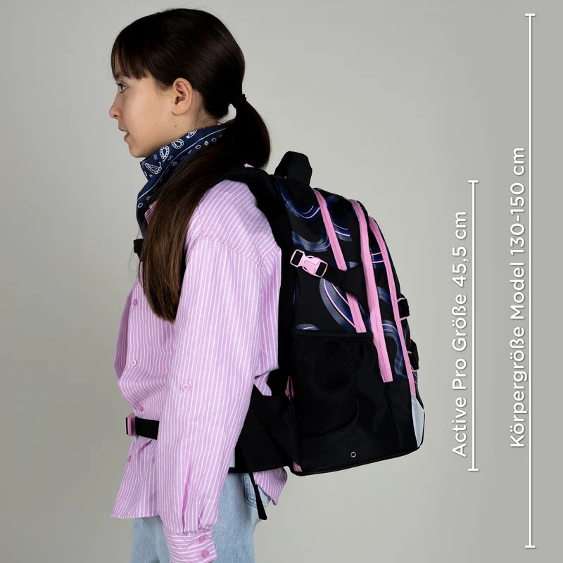Neoxx ACTIVE PRO - Mochila escolar 45.5 cm (Hello Wave)