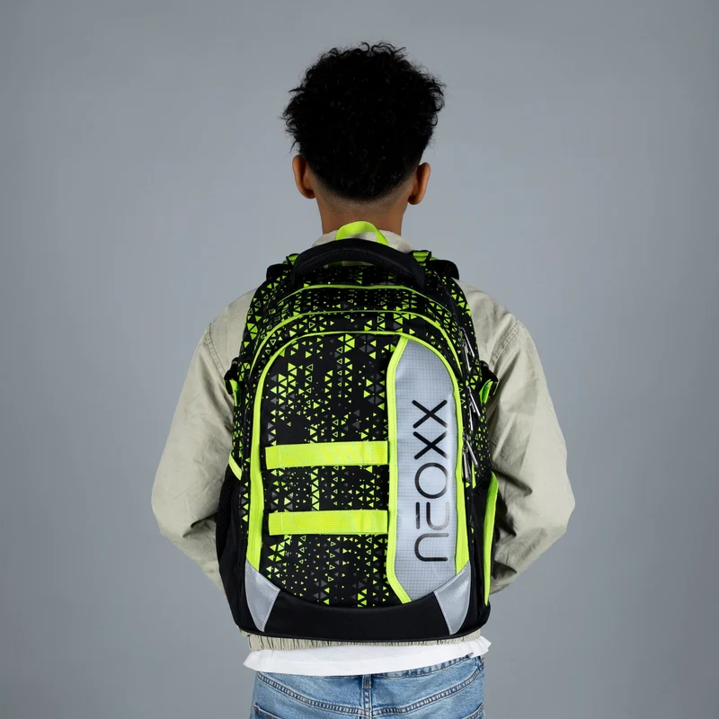 Neoxx ACTIVE PRO - Mochila escolar 45.5 cm (Code Breaker)