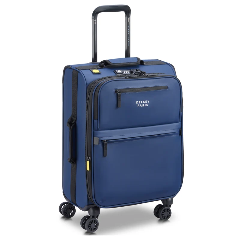 Delsey Paris Maubert 2.0 - Trolley de cabina de 4 ruedas 55 cm expandible (marineblau)