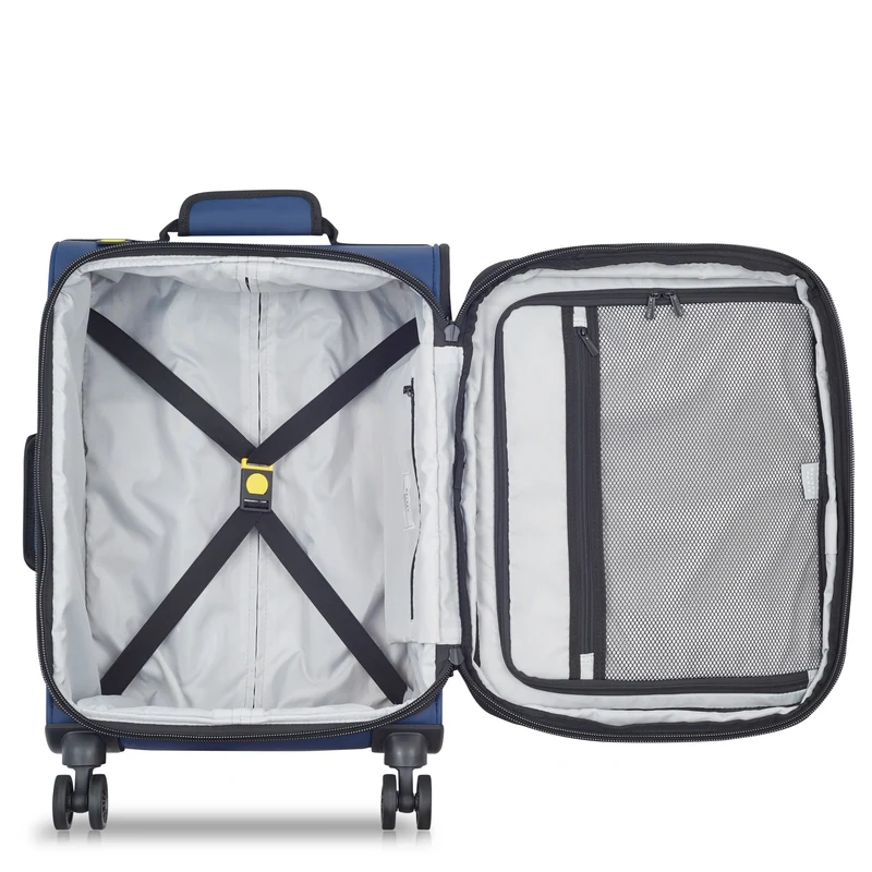 Delsey Paris Maubert 2.0 - Trolley de cabina de 4 ruedas 55 cm expandible (marineblau)