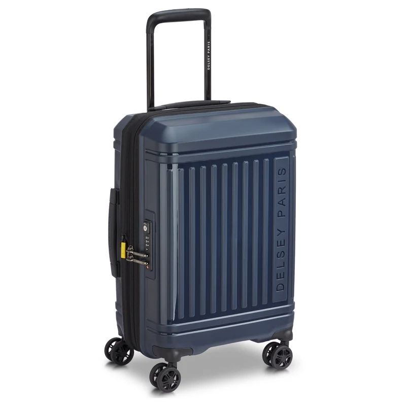 Delsey Paris Lutece SE - Trolley de cabina de 4 ruedas 55 cm expandible (navy blue)
