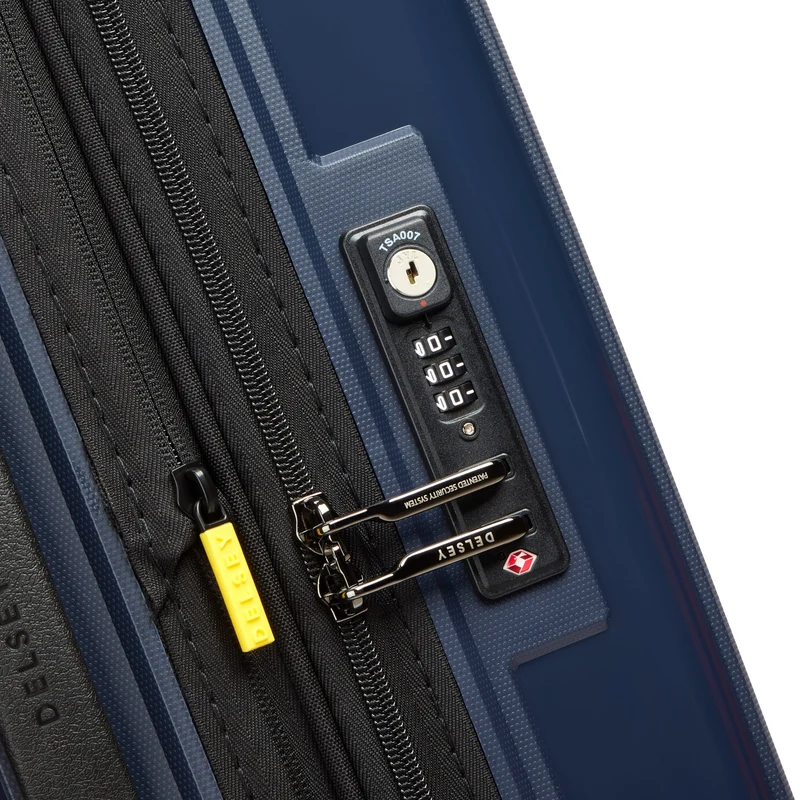 Delsey Paris Lutece SE - Trolley de cabina de 4 ruedas 55 cm expandible (navy blue)