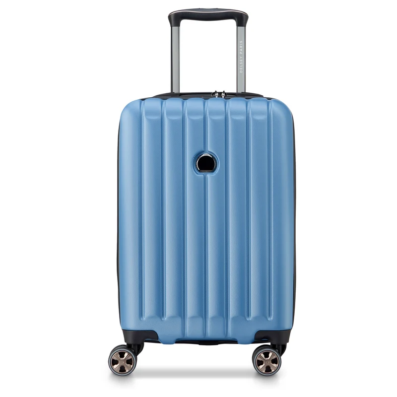 Delsey Paris Longitude - Trolley de cabina de 4 ruedas 55 cm expandible (hellblau)