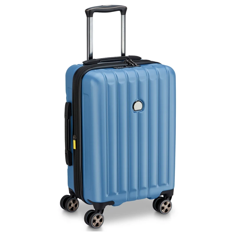 Delsey Paris Longitude - Trolley de cabina de 4 ruedas 55 cm expandible (hellblau)