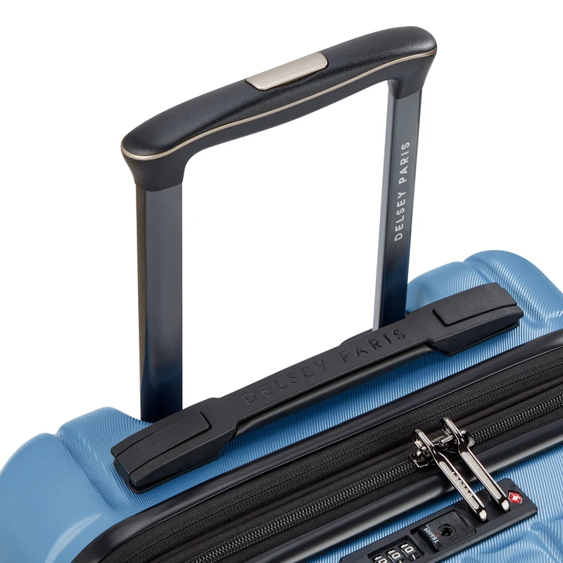Delsey Paris Longitude - Trolley de cabina de 4 ruedas 55 cm expandible (hellblau)