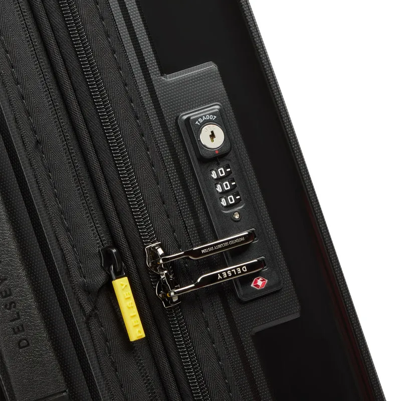 Delsey Paris Lutece SE - Trolley de cabina con 4 ruedas 55 cm expandible (schwarz)
