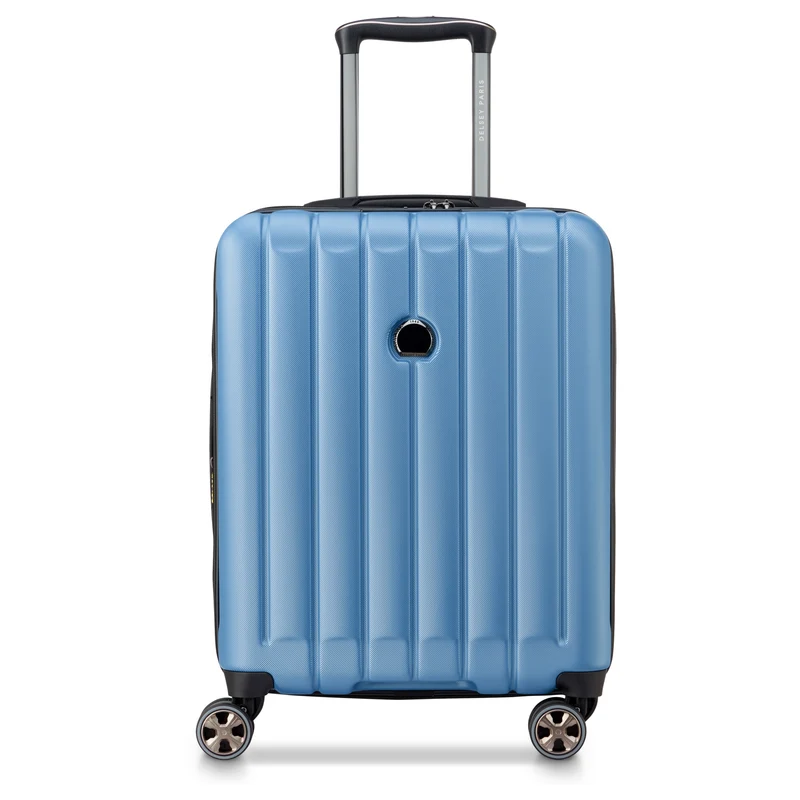 Delsey Paris Longitude - Trolley de cabina slim con 4 ruedas 55 cm (hellblau)