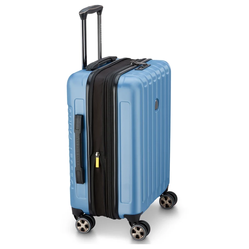 Delsey Paris Longitude - Trolley de cabina slim con 4 ruedas 55 cm (hellblau)
