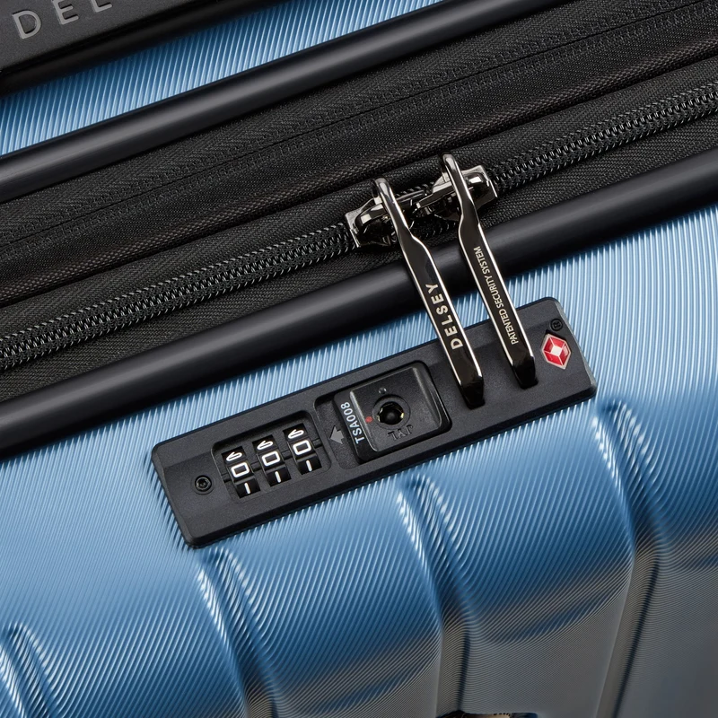 Delsey Paris Longitude - Trolley de cabina slim con 4 ruedas 55 cm (hellblau)