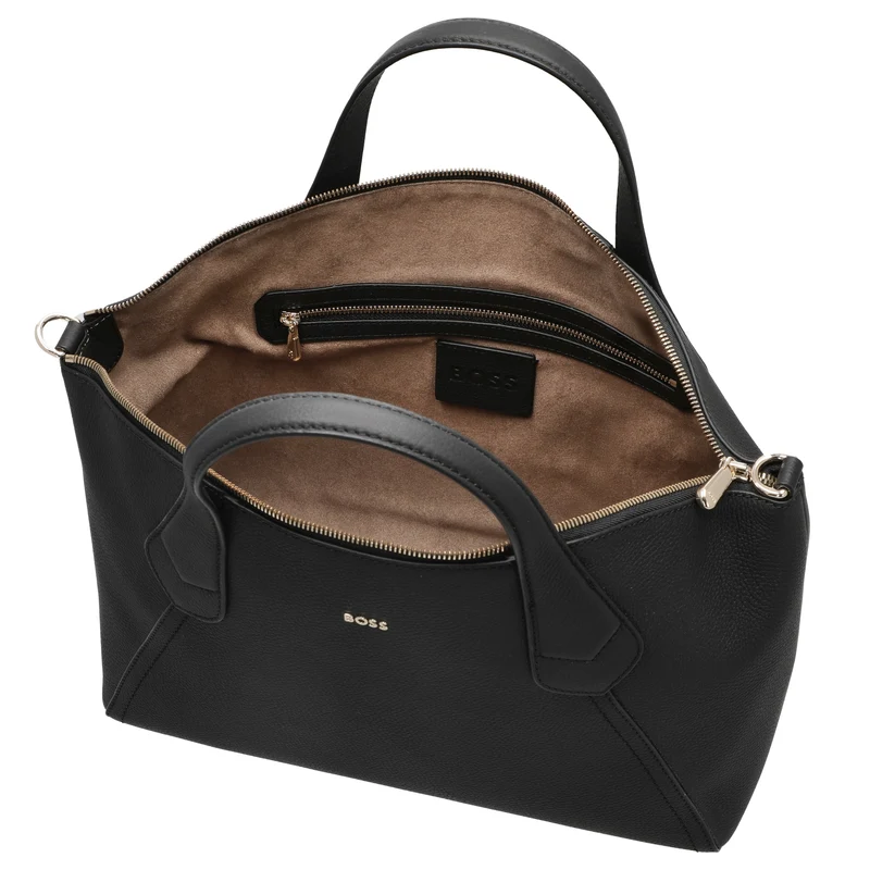 BOSS Lenah Zip Tote M - Bolso de mano 32 cm (black)