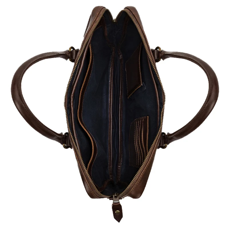Buckle & Seam Cali Bolsa para portátil 15" 36 cm (brown/blu)