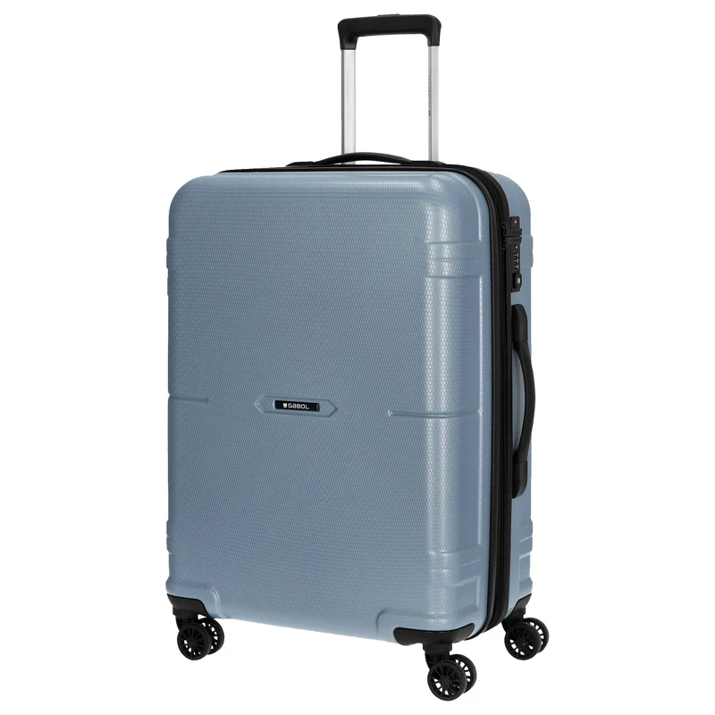 Gabol Bari - Trolley de 4 ruedas M 65 cm expandible (azul)