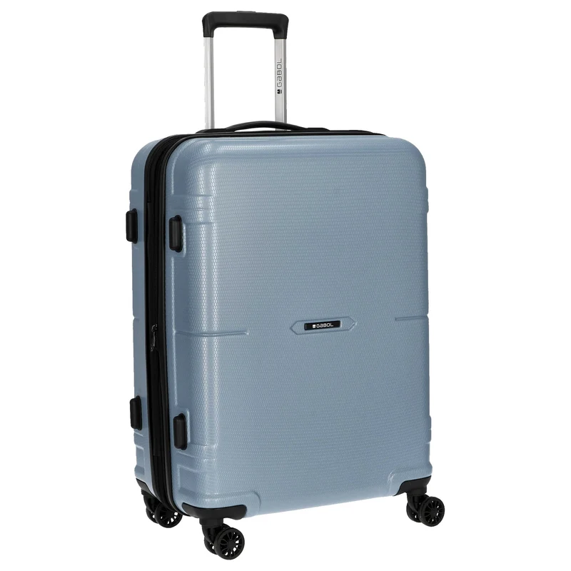 Gabol Bari - Trolley de 4 ruedas M 65 cm expandible (azul)