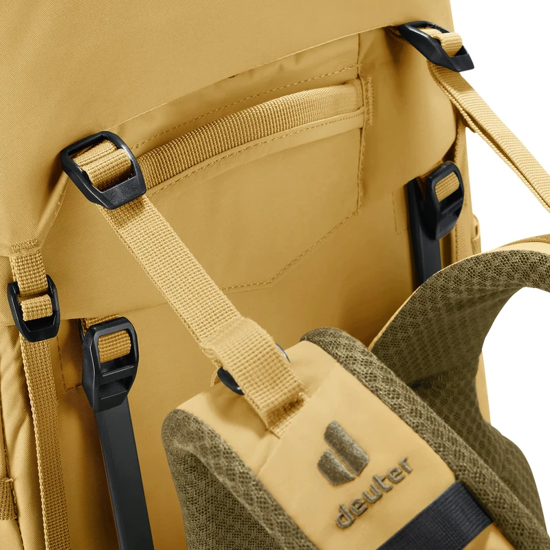Deuter Aircontact Core 45 + 10 SL - Mochila de trekking 82 cm (savanna-nori)