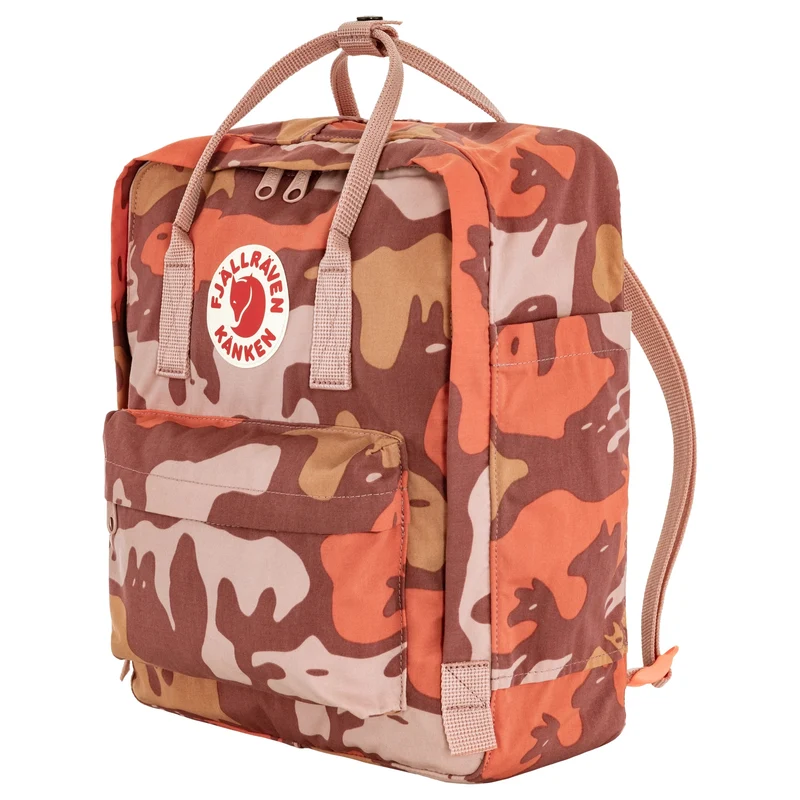 Fjällräven Kånken Graphics - Mochila 38 cm (chalkrose-hidden animals)