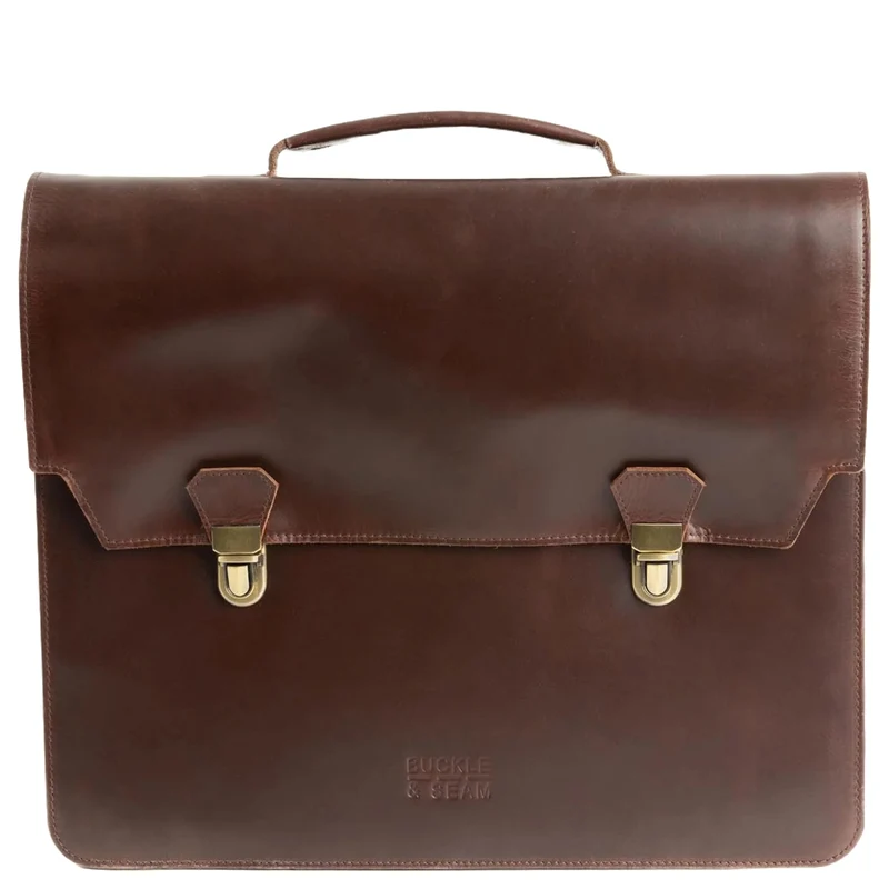 Buckle & Seam Notes - Maletín 15" 40 cm (braun)