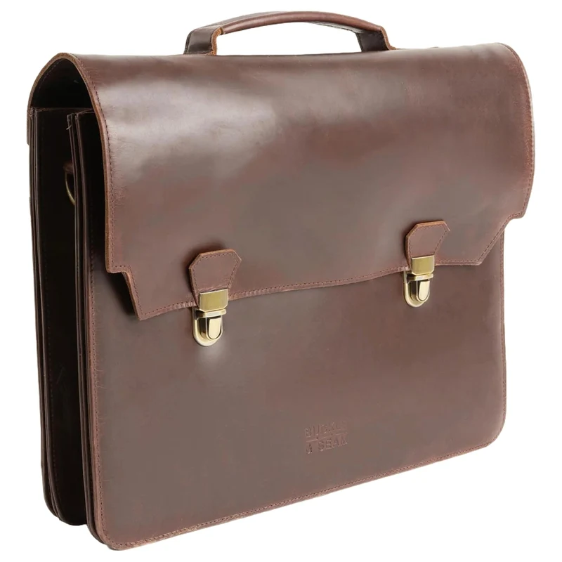 Buckle & Seam Notes - Maletín 15" 40 cm (braun)