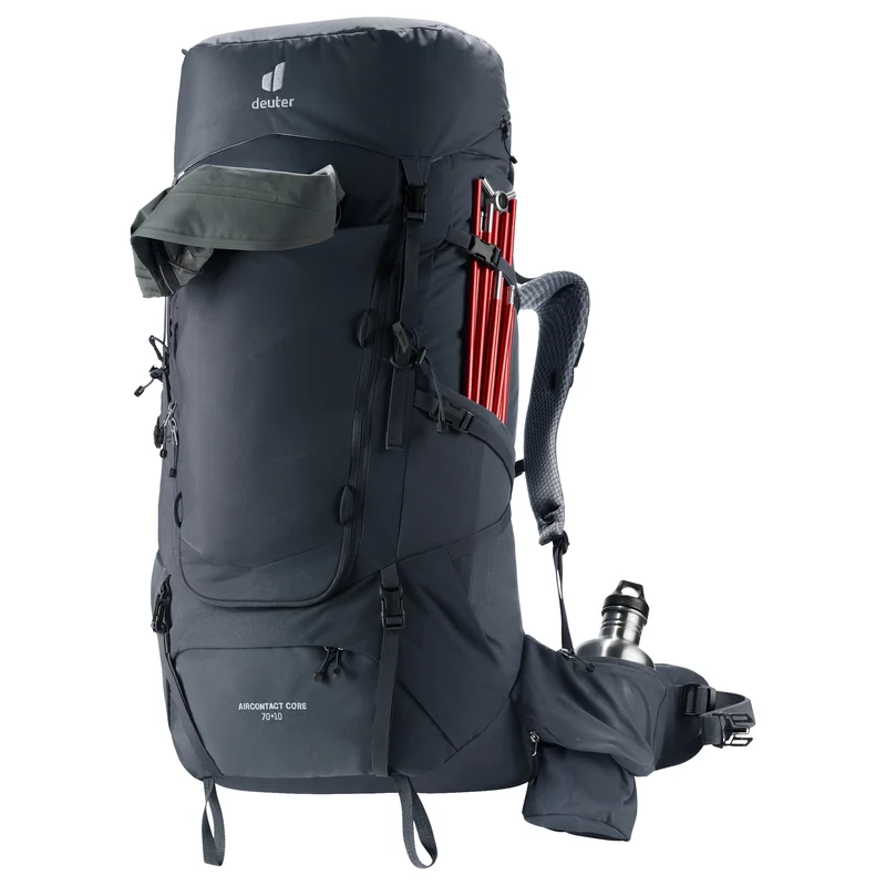 Deuter Aircontact Core 70 + 10 - Mochila de trekking 90 cm (black)