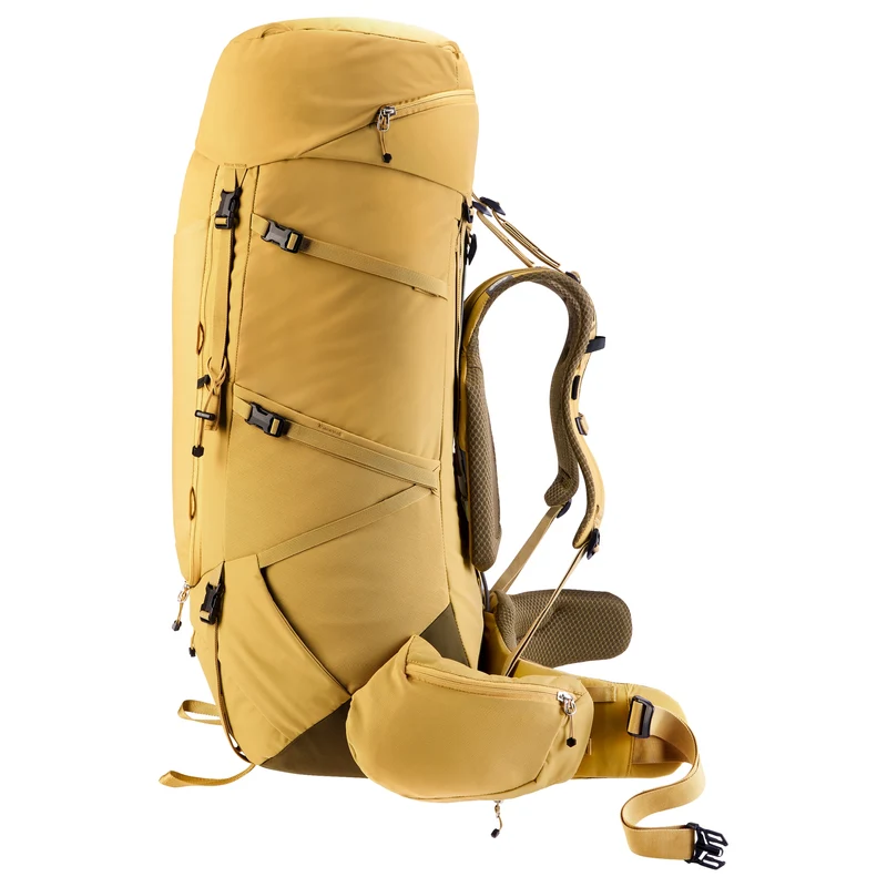 Deuter Aircontact Core 65 + 10 SL - Mochila de trekking para mujer 84 cm (savanna-nori)