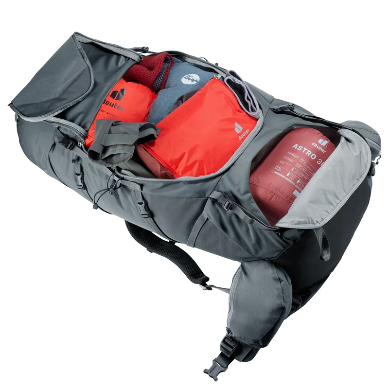 Deuter Aircontact Core 65 + 10 SL - Mochila de trekking para mujer 84 cm (graphite)