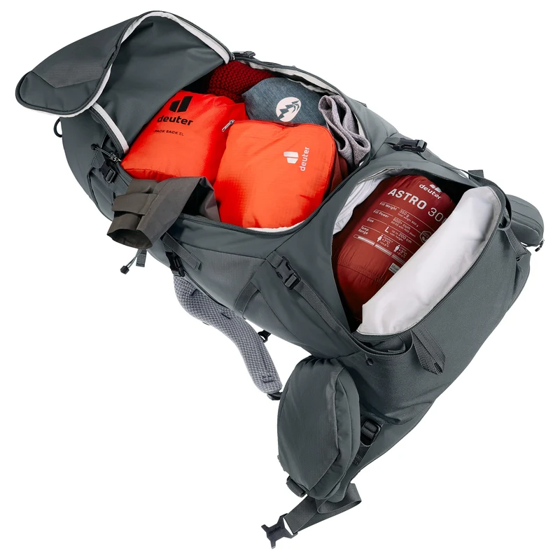 Deuter Aircontact Core 45 + 10 SL - Mochila de trekking 82 cm (graphite)