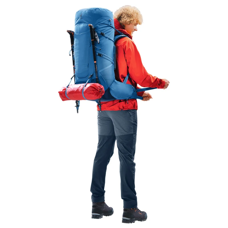 Deuter Aircontact Core 60 + 10 - Mochila de trekking (baltic-nightblue)