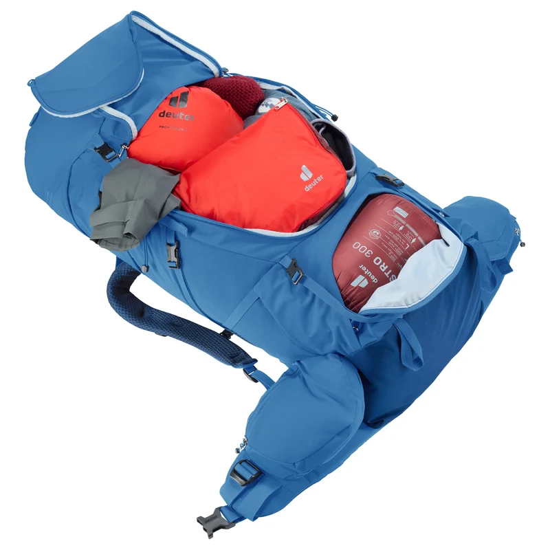 Deuter Aircontact Core 50 + 10 - Mochila de trekking 82 cm (baltic-nightblue)