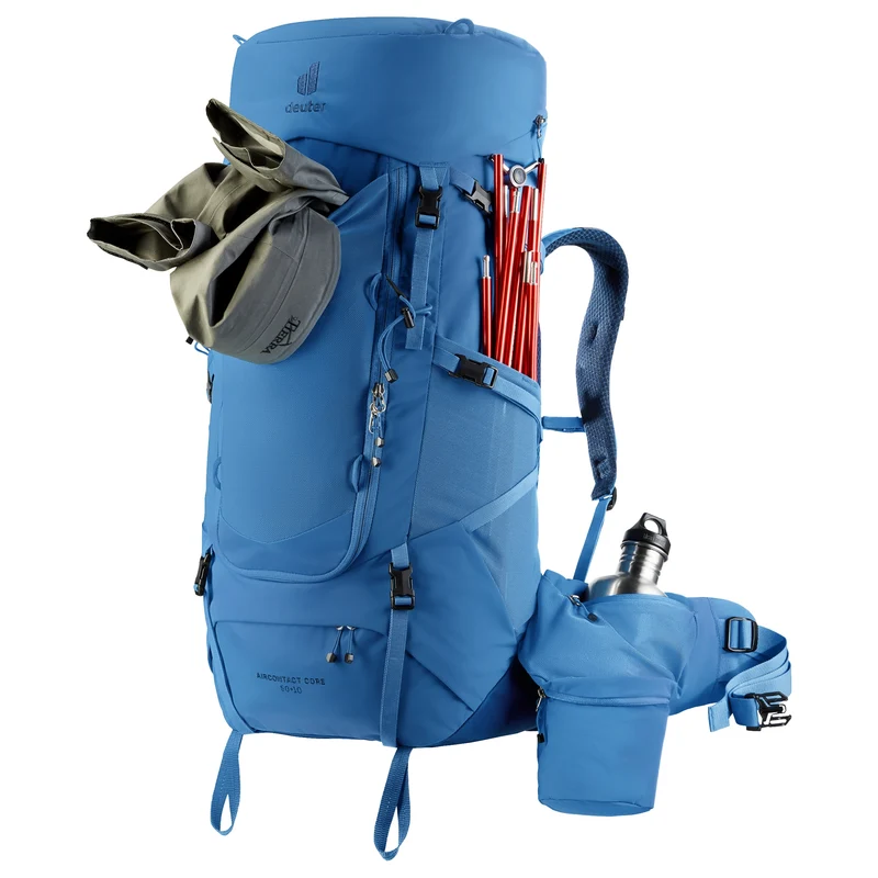 Deuter Aircontact Core 50 + 10 - Mochila de trekking 82 cm (baltic-nightblue)